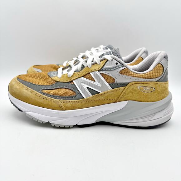 New Balance Mens Made in USA 990v6 Sneakers US 8 EU 41.5 Grey Suede Athletic EUC main image 11